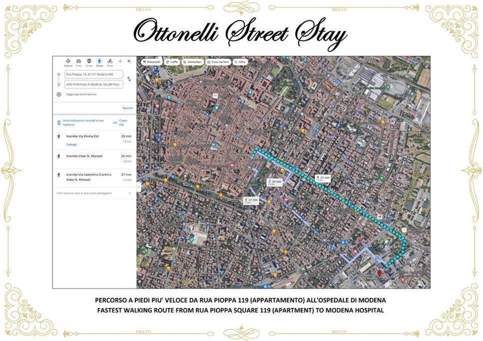 Ottonelli Street Stay- Wifi Fibra Free Tra Storchi & Centro Storico Modena Exterior photo