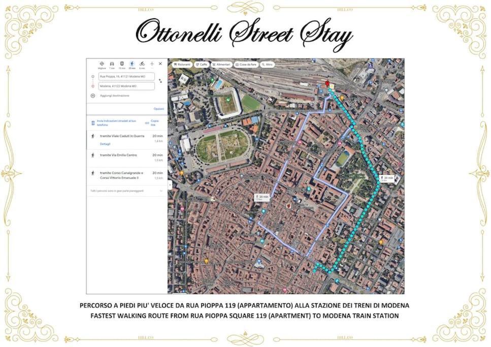 Ottonelli Street Stay- Wifi Fibra Free Tra Storchi & Centro Storico Modena Exterior photo