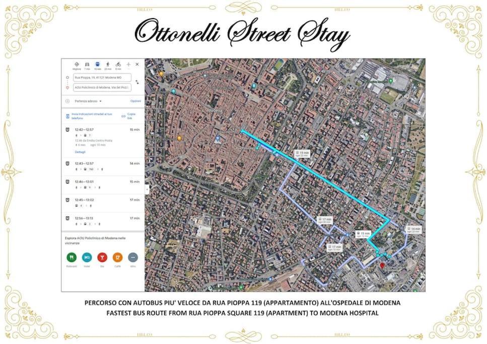 Ottonelli Street Stay- Wifi Fibra Free Tra Storchi & Centro Storico Modena Exterior photo